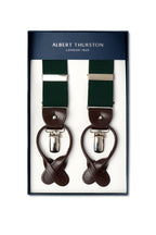 ALBERT THURSTON | Plain 2-In-1 Braces | Forest Green