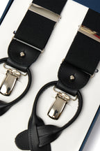 ALBERT THURSTON | Plain 2-In-1 Braces | Black