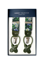 ALBERT THURSTON | Floral 2-in-1 Braces | Green Floral