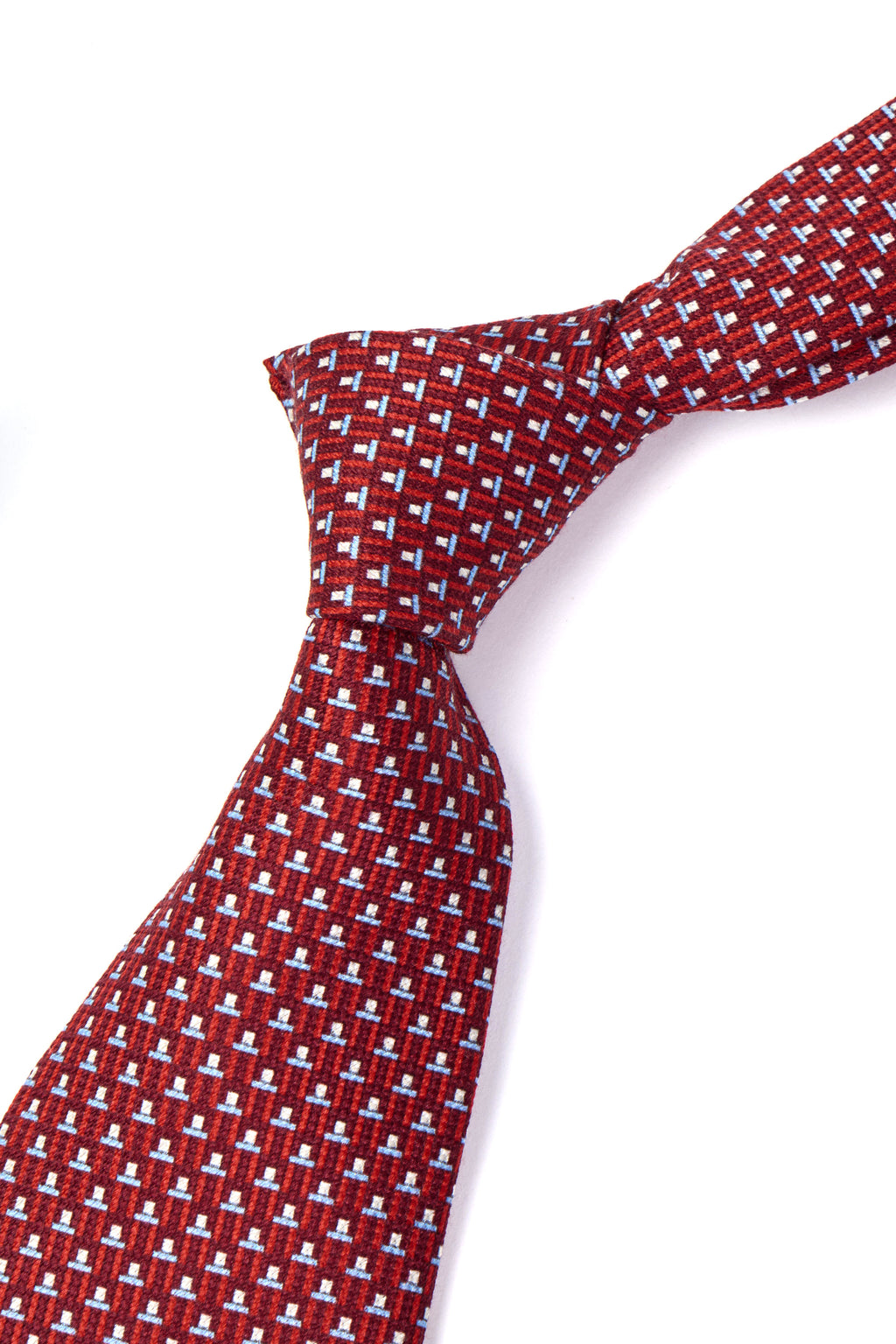 BRIONI | Spotted Pattern Tie | Red