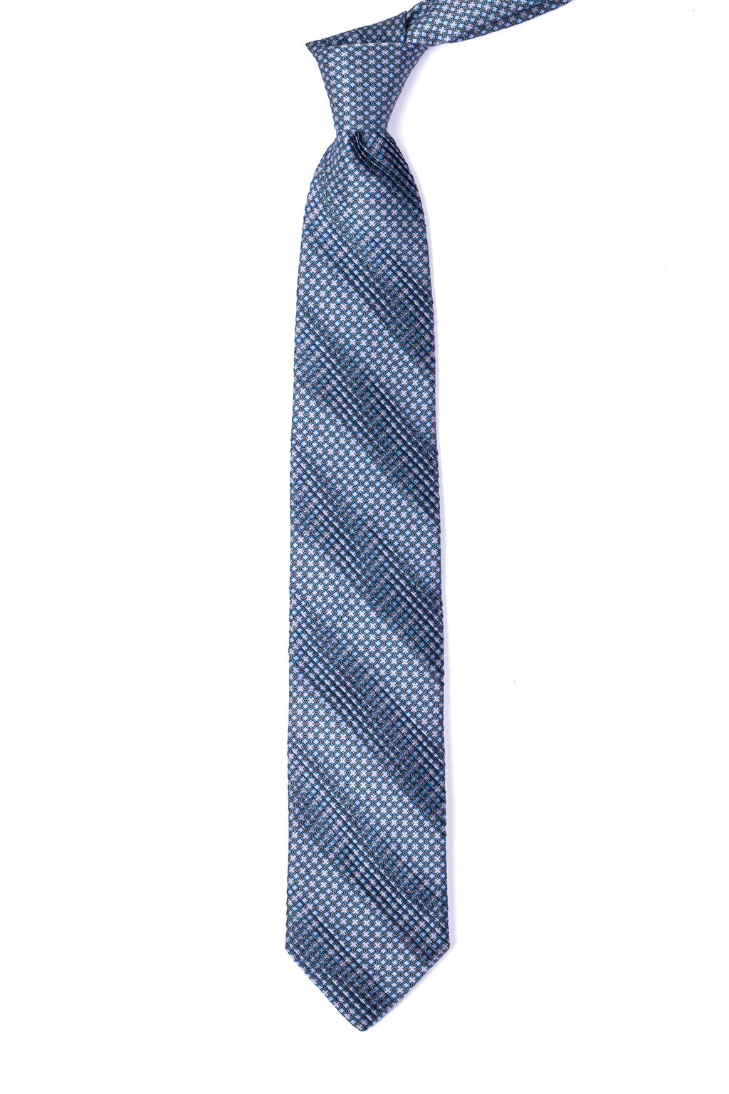 MITCHELL OGILVIE | Plisse Neat Pattern Tie | Mauve