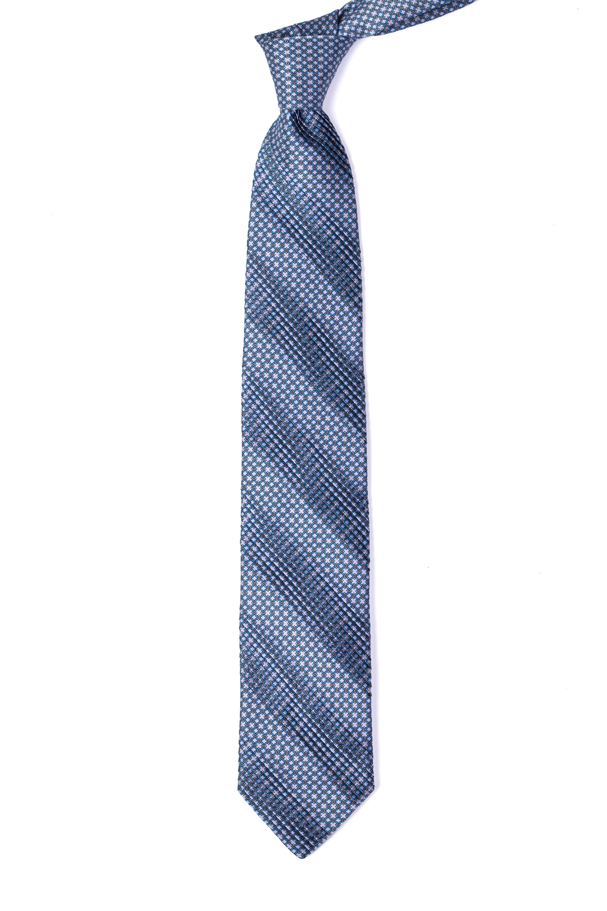 MITCHELL OGILVIE | Plisse Neat Pattern Tie | Mauve