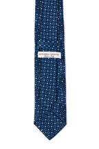 MITCHELL OGILVIE | Plisse Chain Pattern Tie | Navy