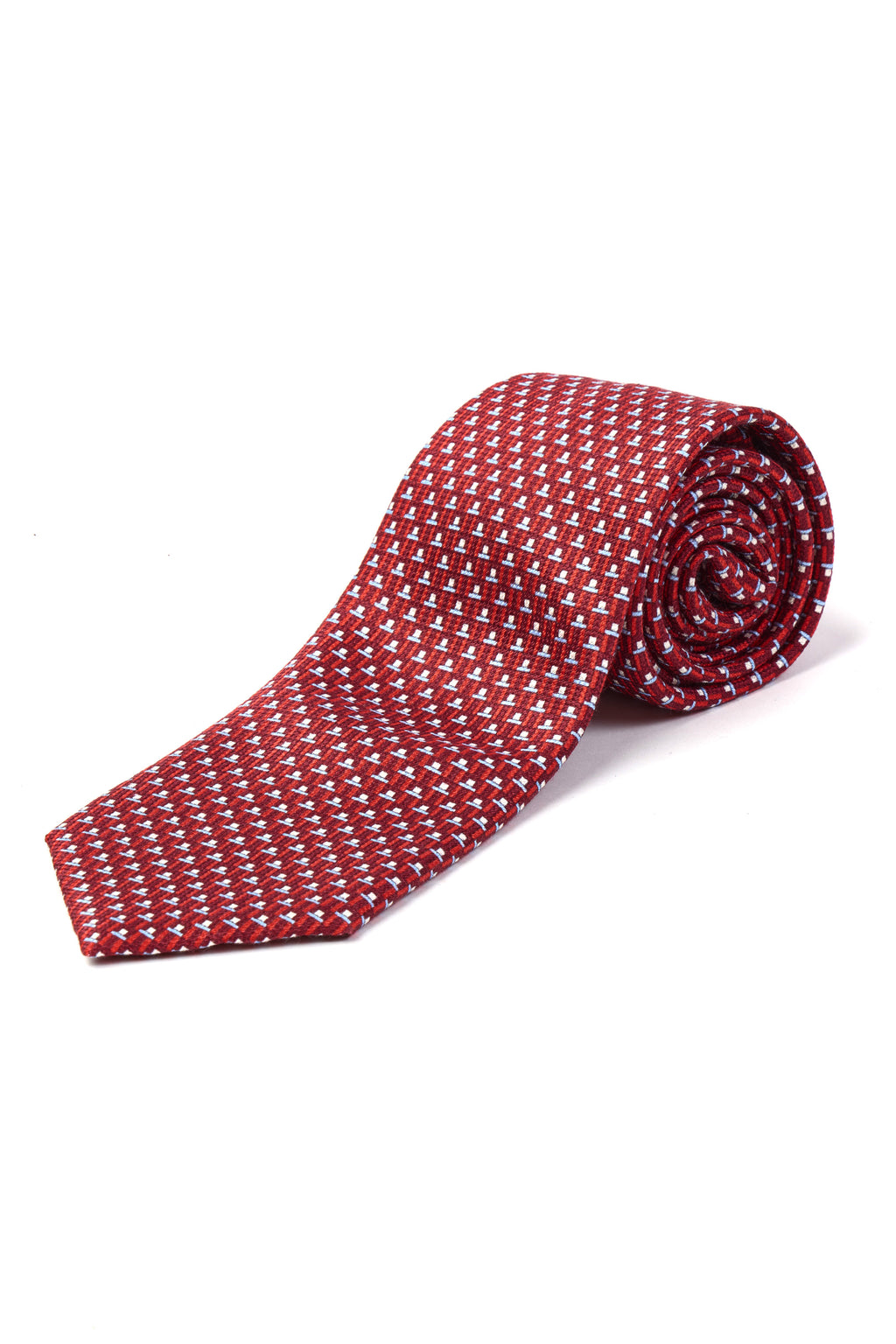 BRIONI | Spotted Pattern Tie | Red