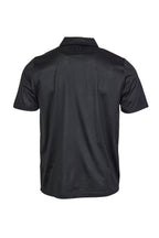 CANALI | Polo With Ribbed Trim On Placket | Black