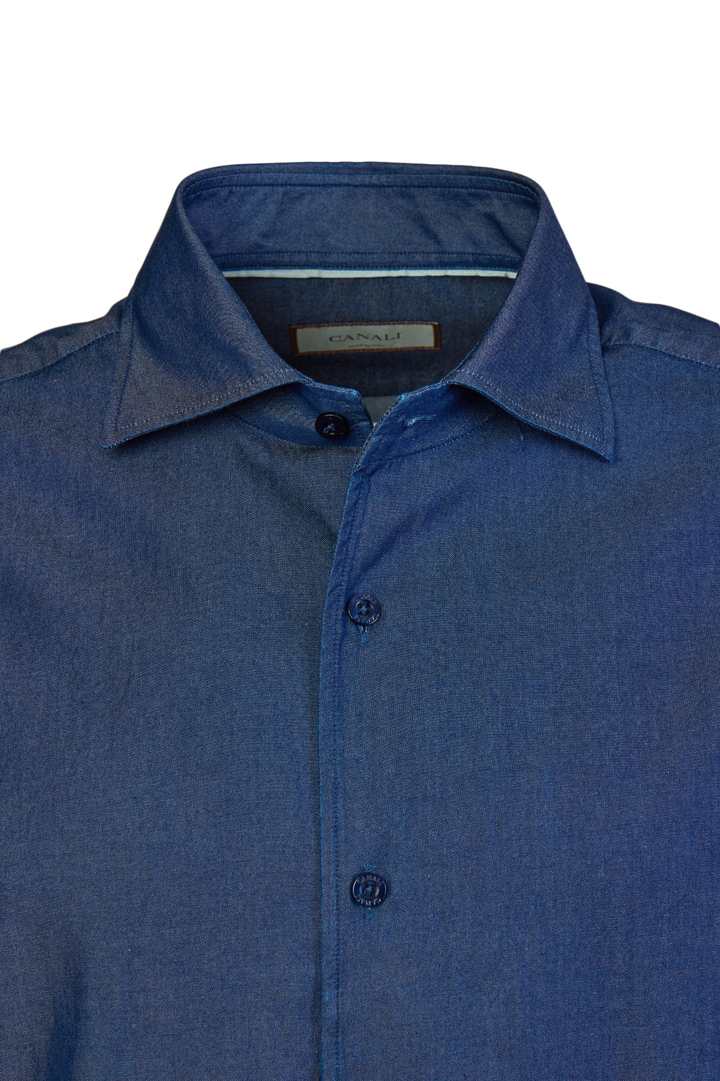 CANALI | Chambray Shirt | Dark Blue