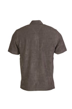 FEDELI | Ribbed Terry Polo | Brown