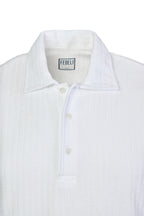 FEDELI | Ribbed Terry Polo | Brown