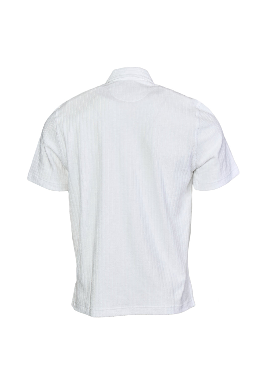 FEDELI | Ribbed Terry Polo | Brown