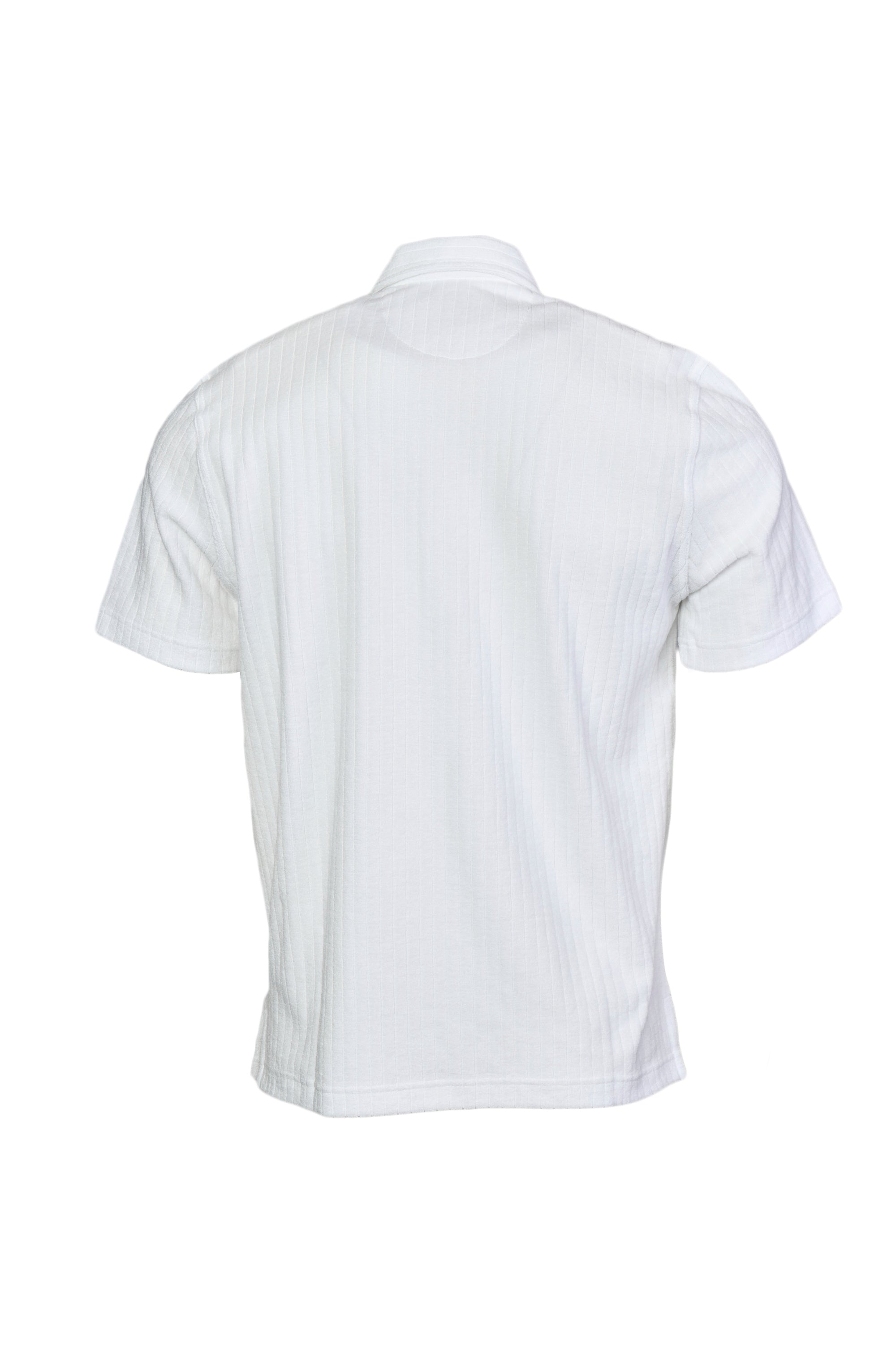 FEDELI | Ribbed Terry Polo | Brown