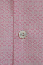 FEDELI | Patterned Bowling Shirt | Pink