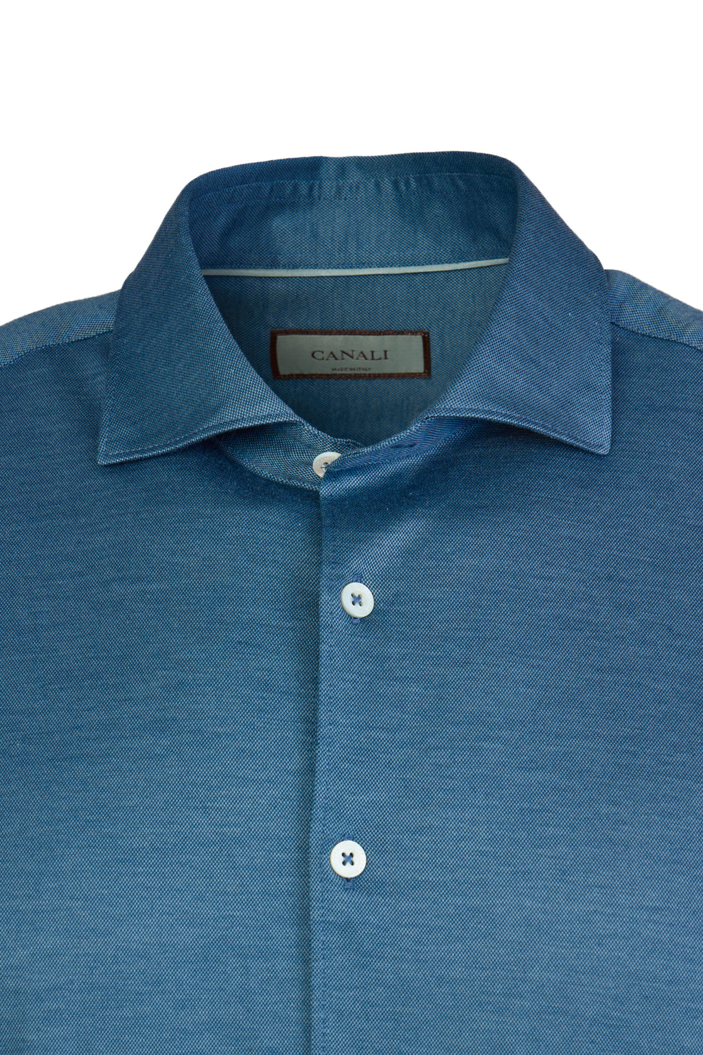 CANALI | Soft Textured Shirt | Blue