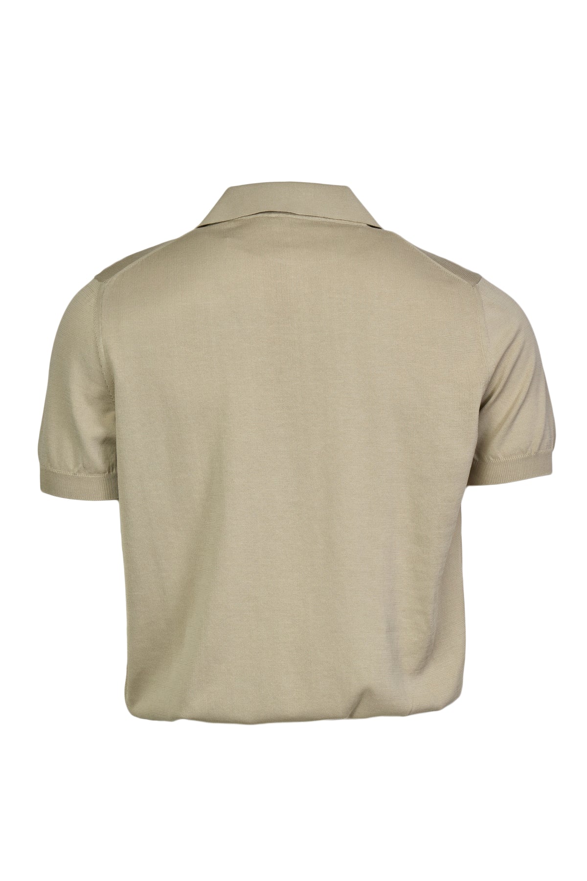 CANALI | Zip Neck Polo | Sand