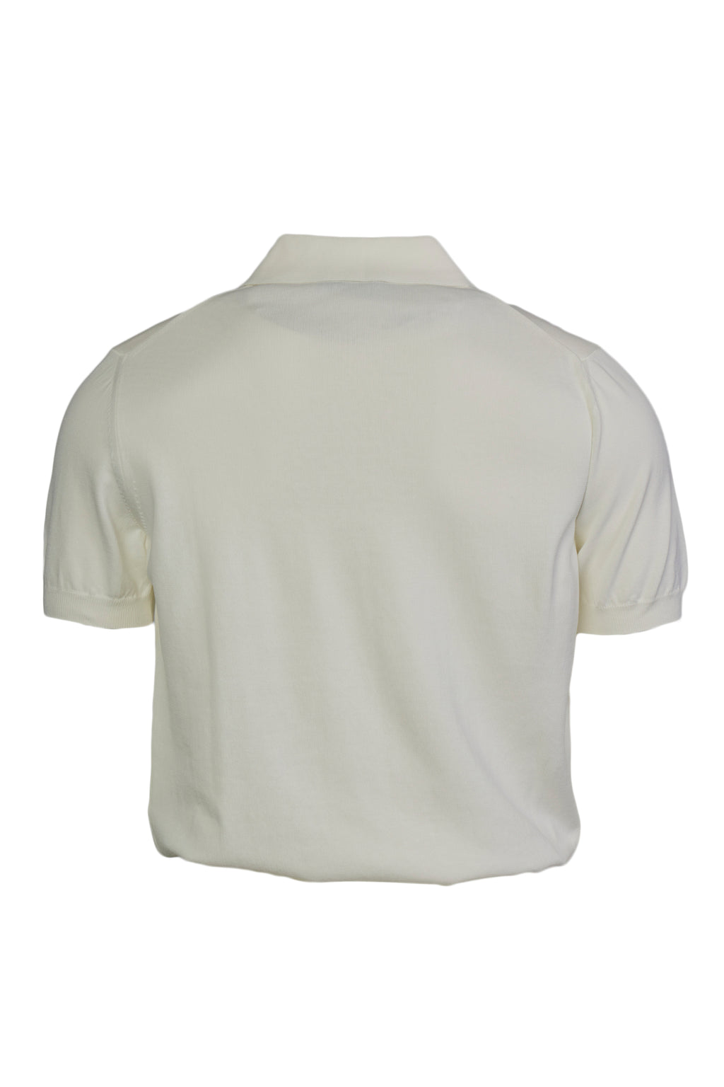 CANALI | Zip Neck Polo | White