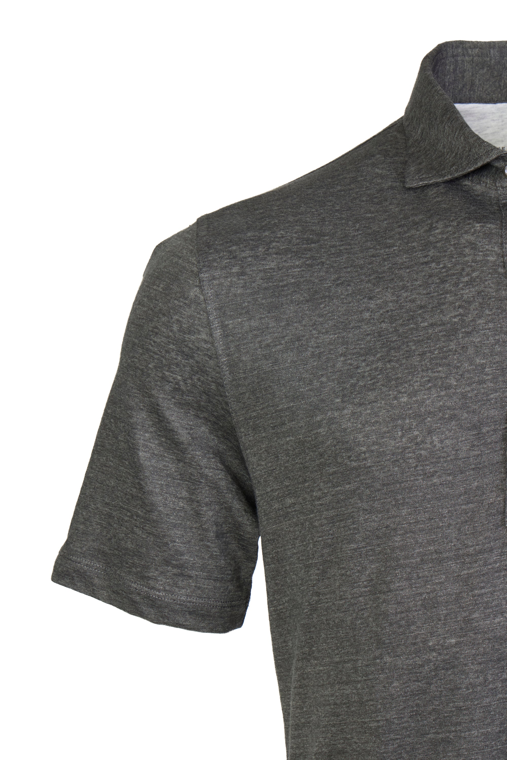BRUNELLO CUCINELLI | 3-Button Polo | Mid-Grey