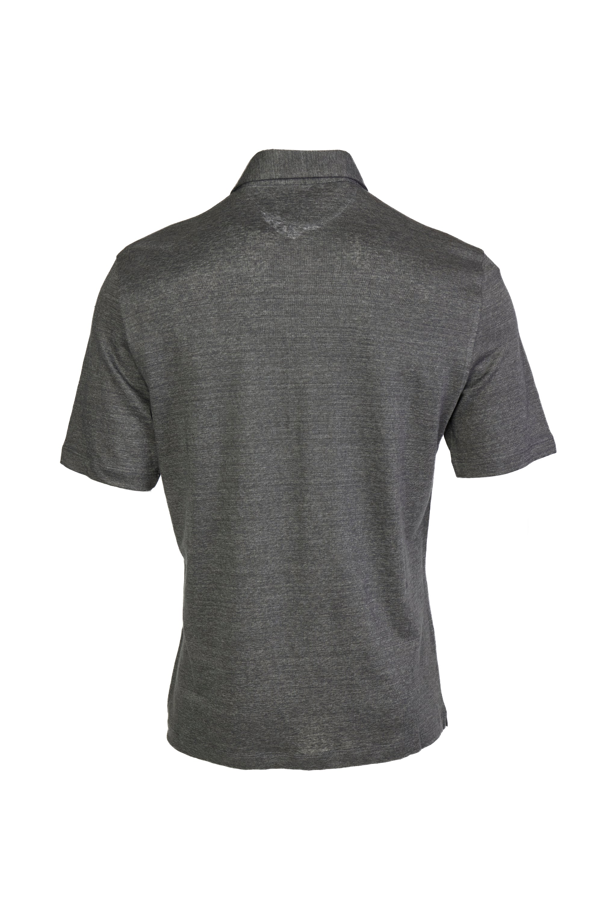 BRUNELLO CUCINELLI | 3-Button Polo | Mid-Grey