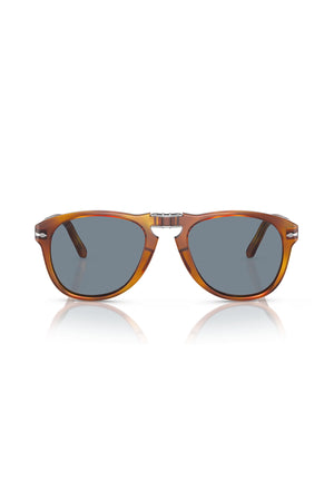 PERSOL | Folding Sunglasses 714-S-M | Light Havana