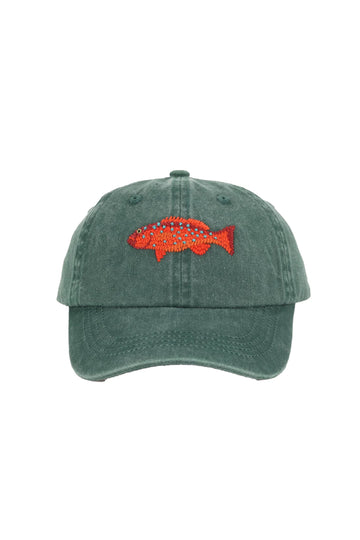 PALLION POINT Khaki Children's Coral Trout Cap