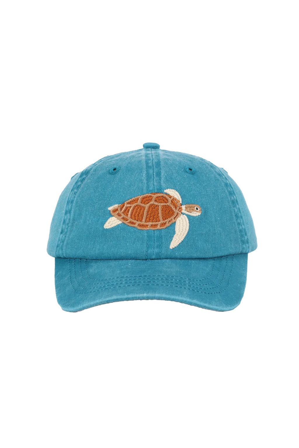 PALLION POINT | Kids Turtle Cap | Sea Blue