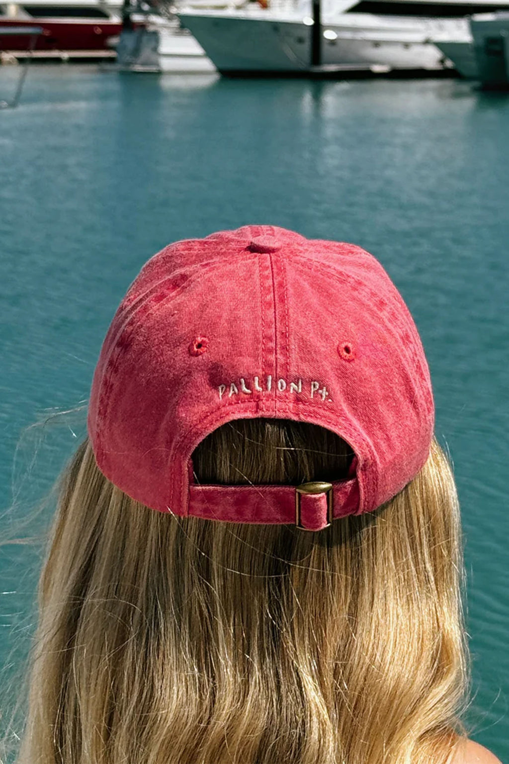 PALLION POINT | Kids Tiger Shark Cap | Red