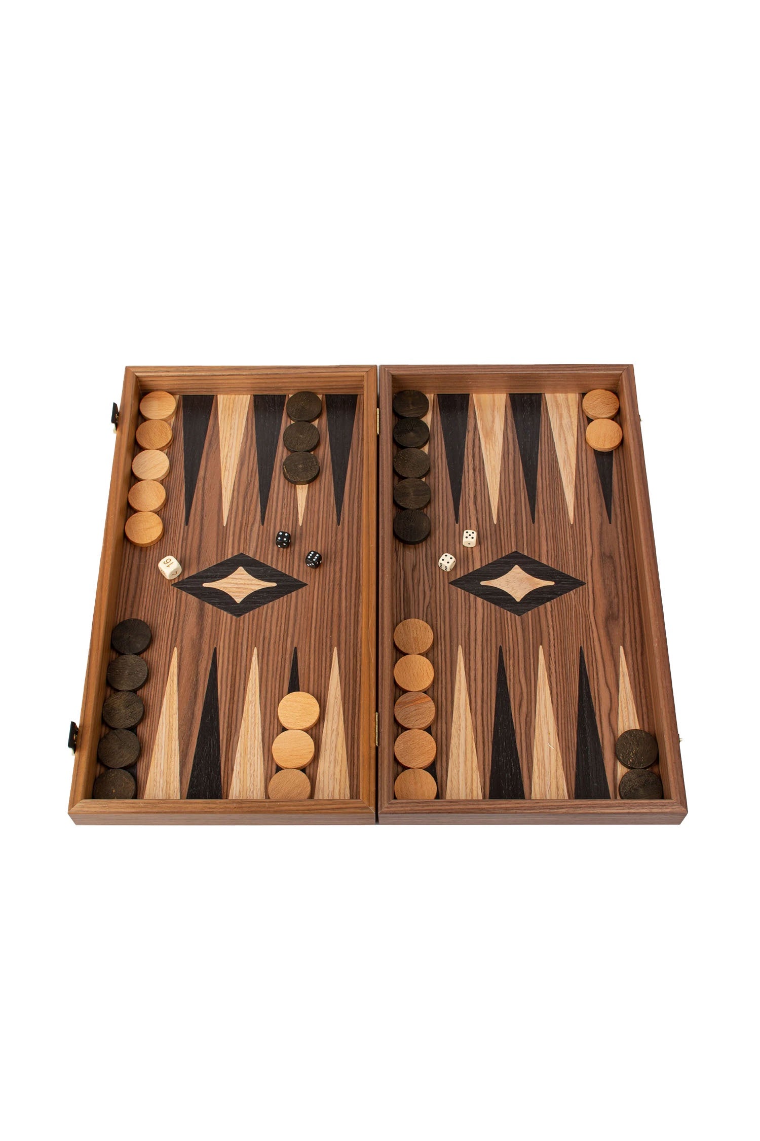 MANOPOULOS | 3-In-1 Combo Games Set 48X26cm | Walnut