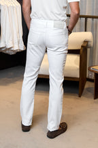 JACOB COHEN | Bard Honeycomb Trousers | White