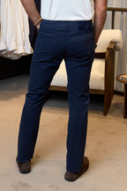 JACOB COHEN | Bard Cotton Trousers | Navy