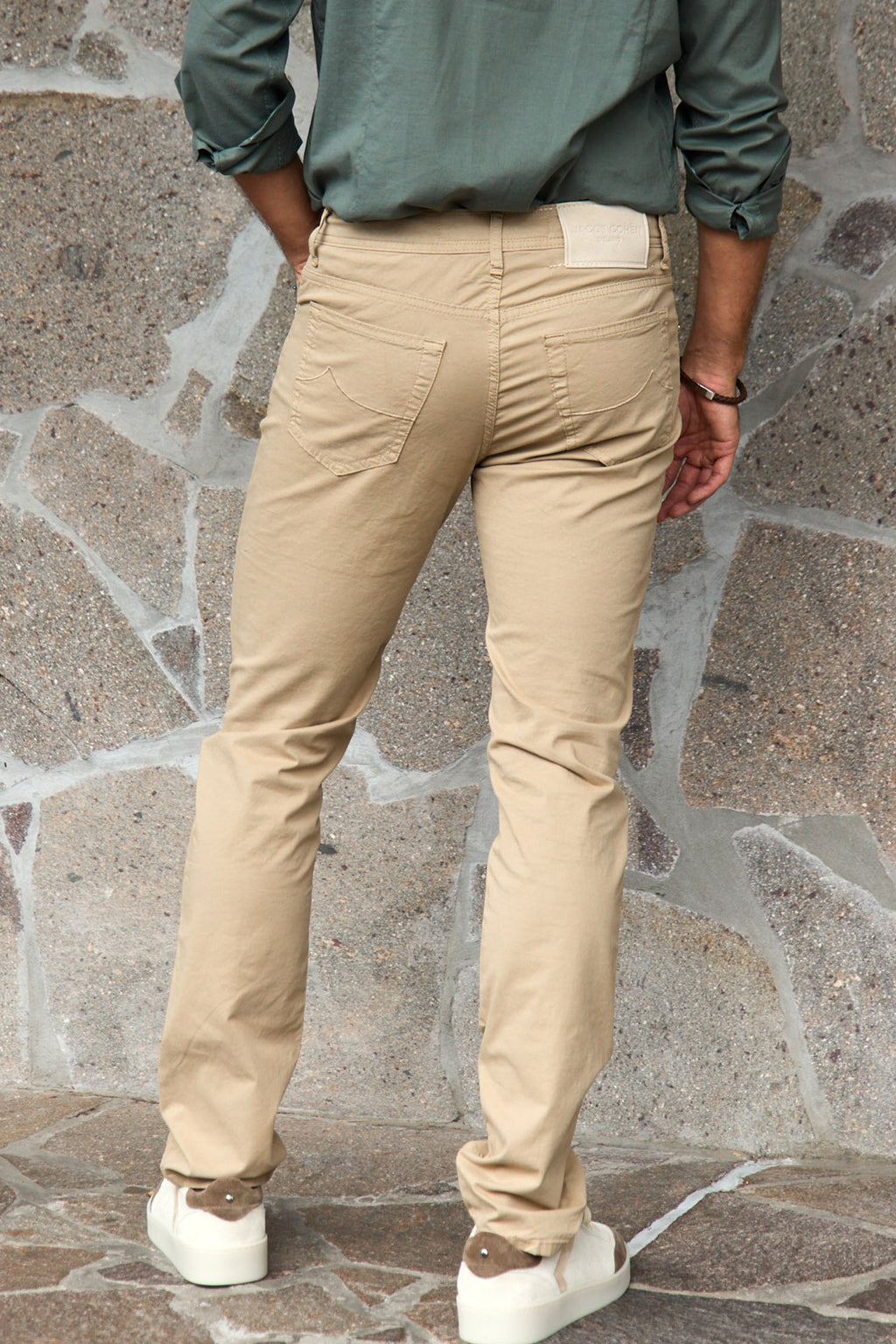 JACOB COHEN | Bard Cotton Trousers | Sand