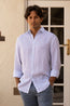 CANALI | Self-Checked Shirt | Sky