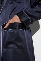 ZIMMERLI | Silk Robe | Navy