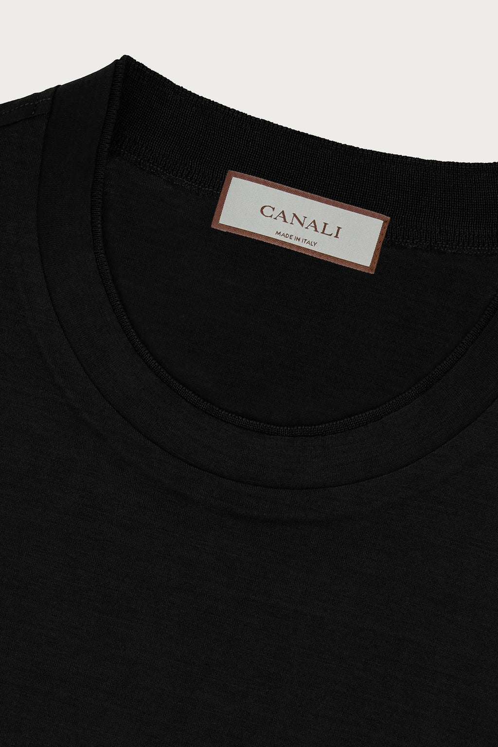 CANALI | Crew Neck T-Shirt | Black