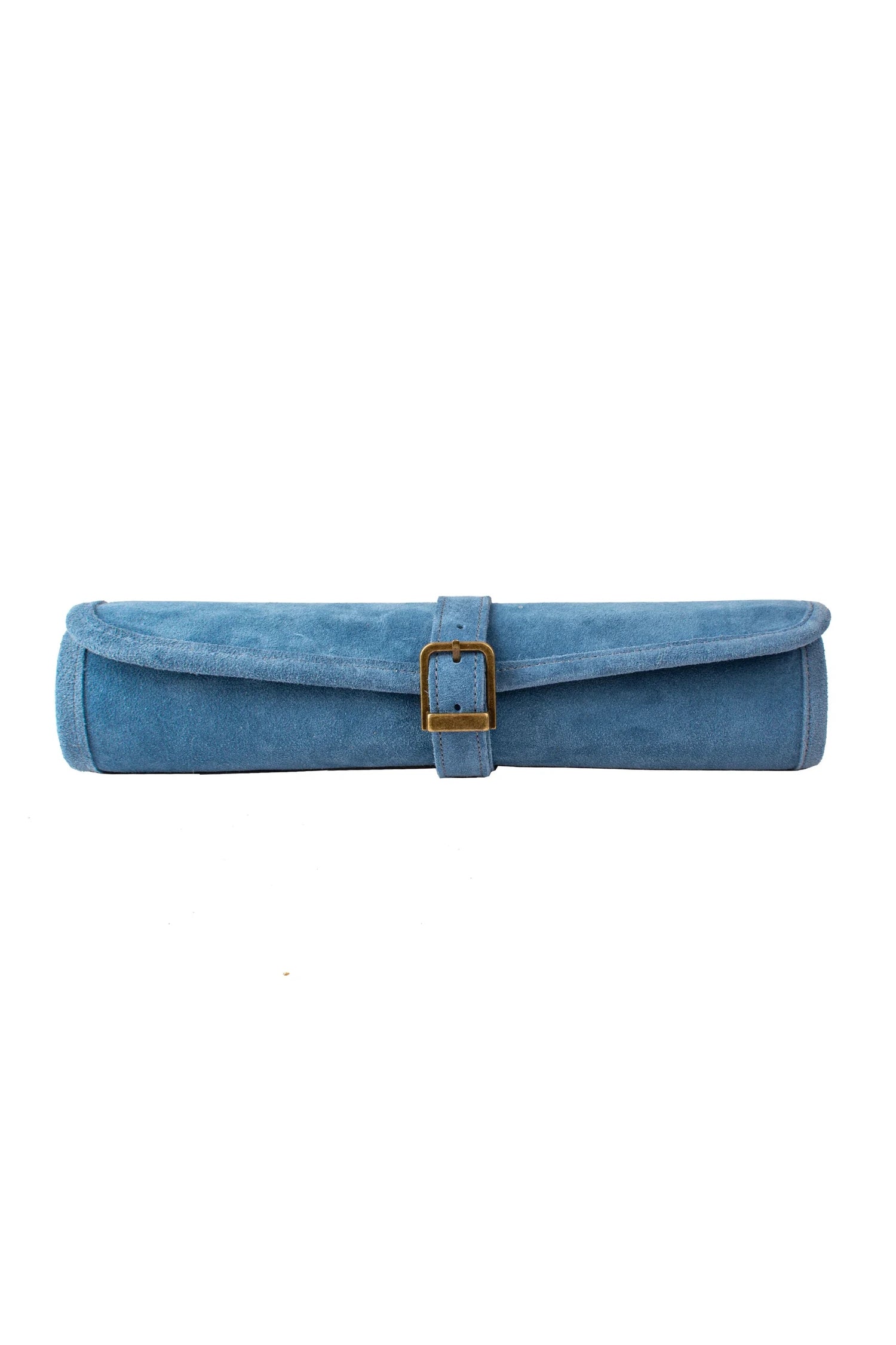 MANOPOULOS | Leather Travel Chess Set 30x46cm | Sky Blue