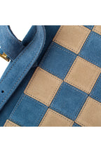 MANOPOULOS | Leather Travel Chess Set 30x46cm | Sky Blue