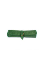 MANOPOULOS | Leather Travel Backgammon Set | Green