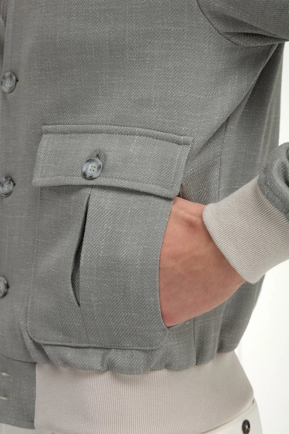 PINI PARMA | Bomber Jacket | Sage