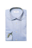 ETON | Shirt With Inner Floral & Fruit | Blue