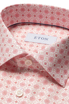 ETON | Tile Pattern Shirt | Pink
