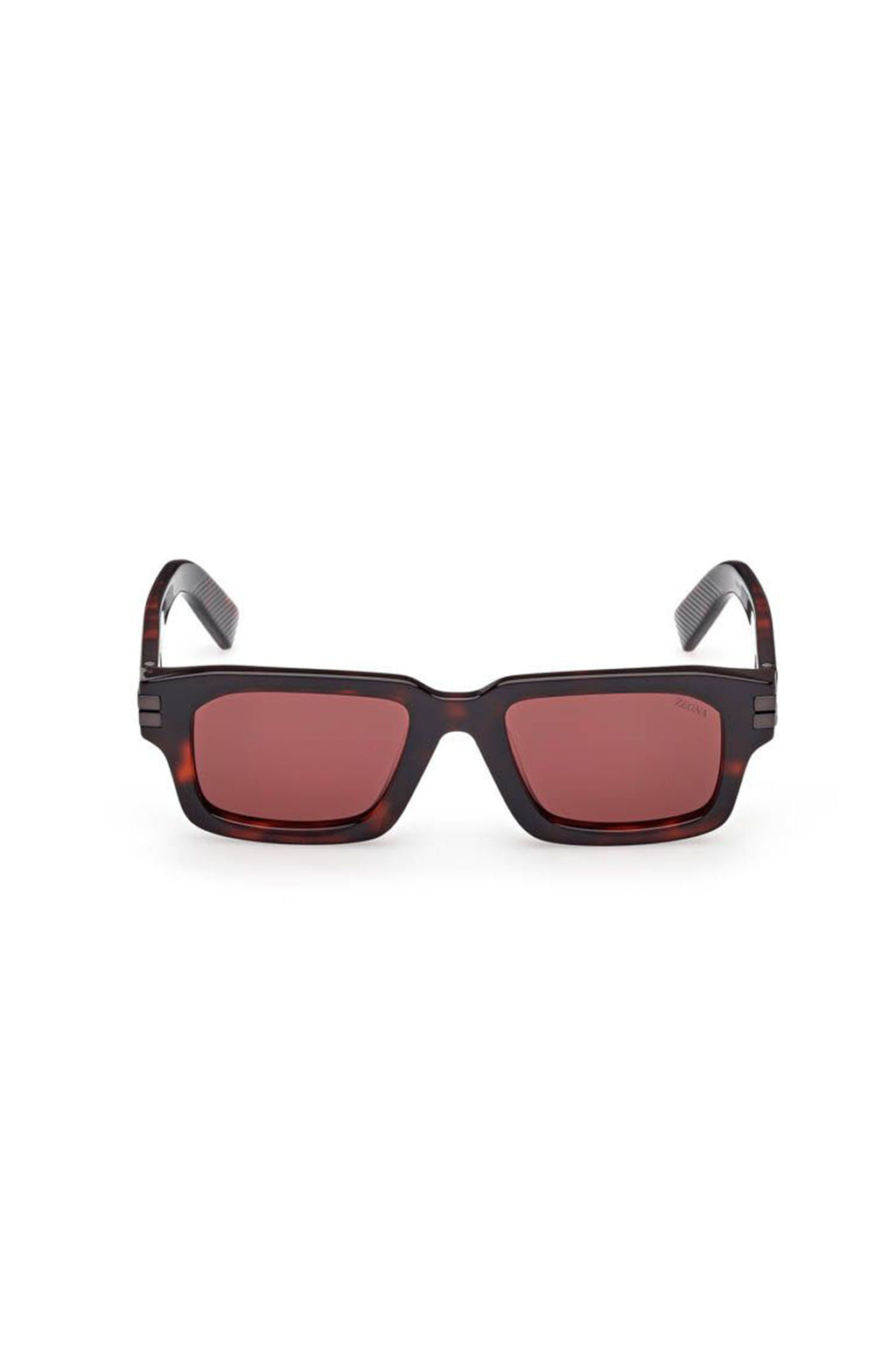 ZEGNA | EZ 0255 Rectangular Sunglasses | Tortoise