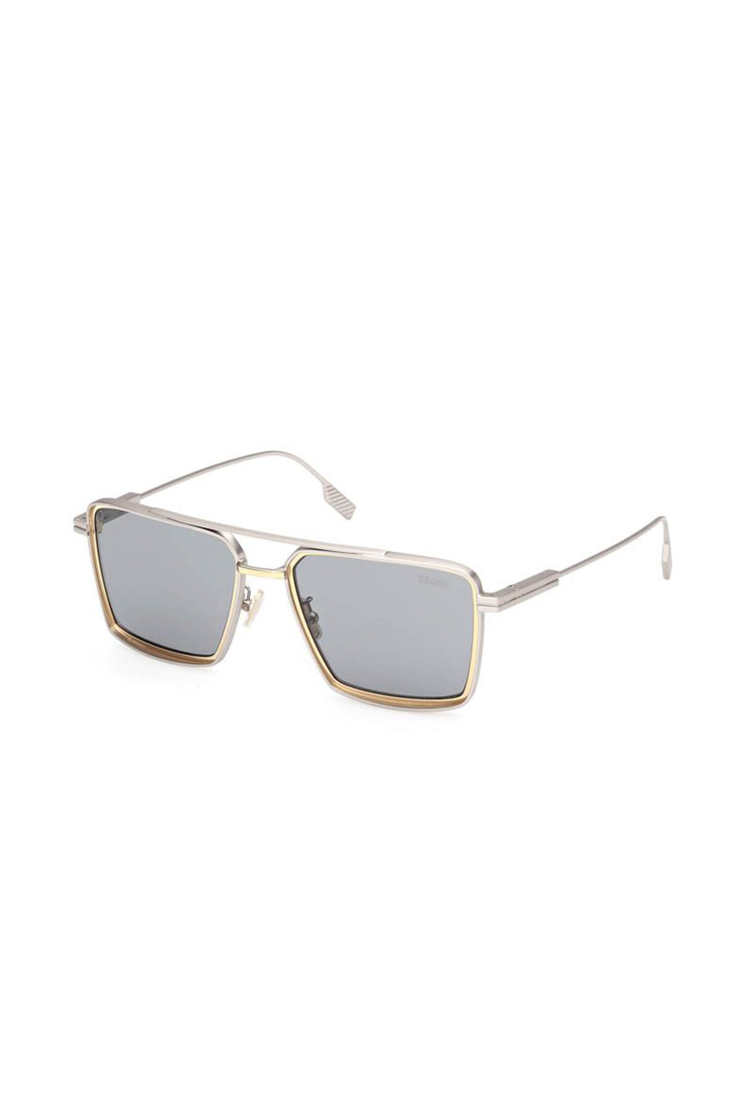 ZEGNA | EZ 0257 Metal Sunglasses | Silver & Gold