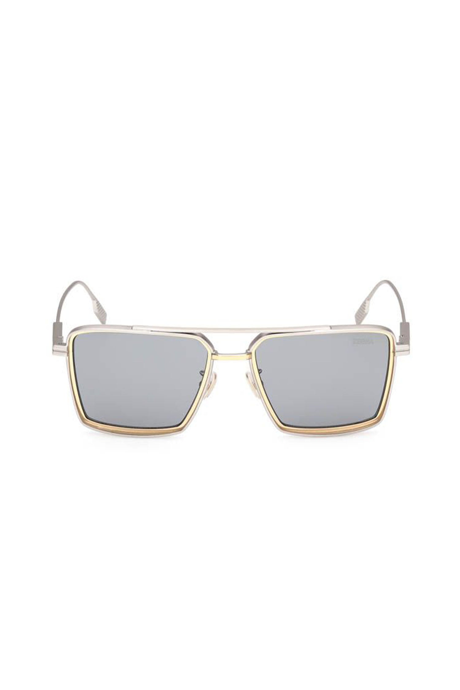 ZEGNA | EZ 0257 Metal Sunglasses | Silver & Gold