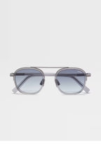 ZEGNA | EZ 0231 Metal Sunglasses | Grey