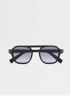 ZEGNA | EZ 0241 Aviator Sunglasses | Grey