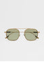 ZEGNA | EZ 0290 Metal Sunglasses | Brushed Gold