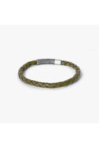 TATEOSSIAN | Herringbone Leather Bracelet | Khaki