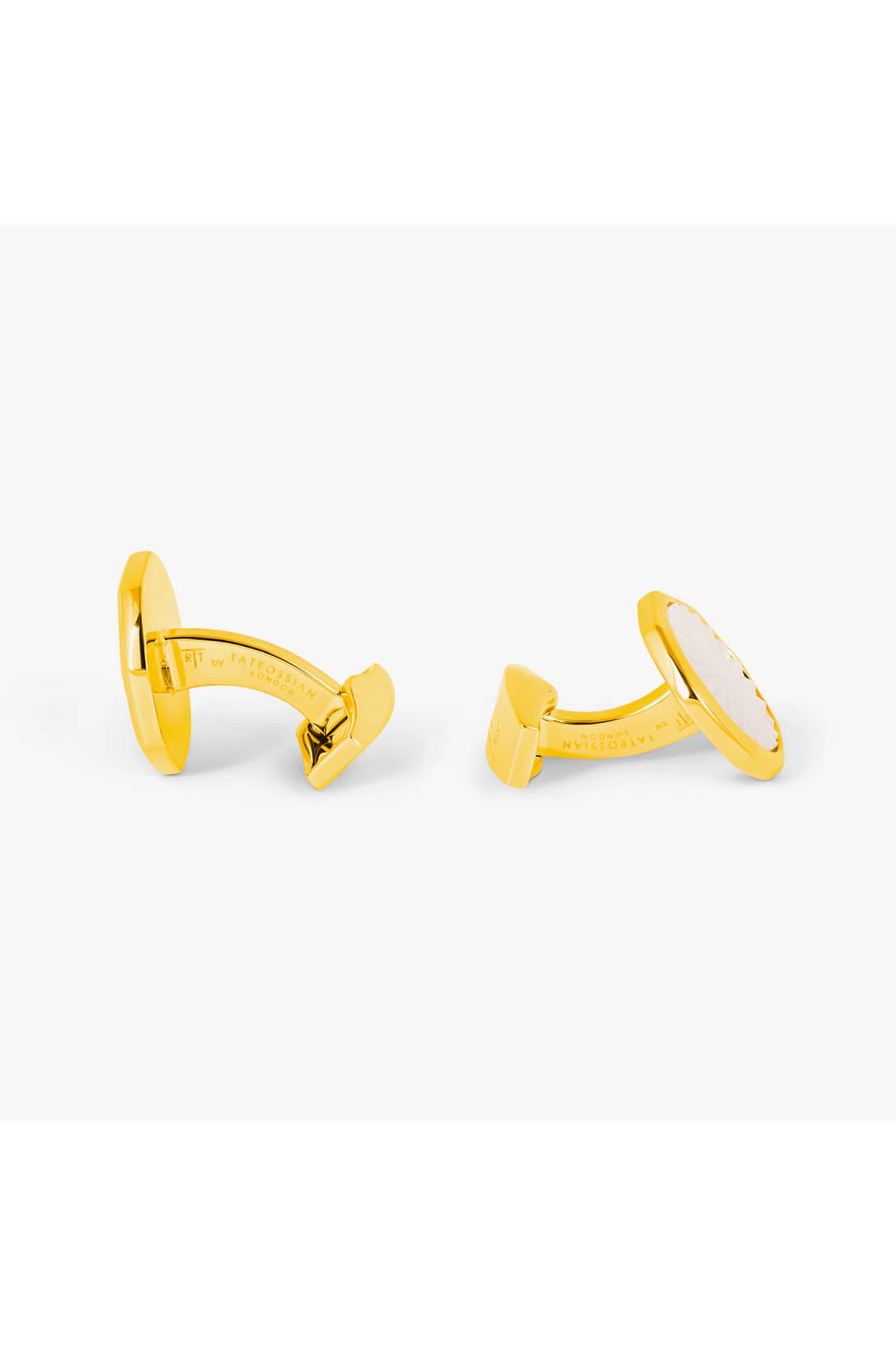TATEOSSIAN | Octagonal M.O.P Cufflinks | Gold