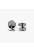 TATEOSSIAN | Octagonal Grey M.O.P Cufflinks | Gunmetal