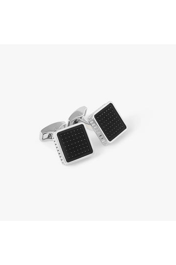 TATEOSSIAN Black Translucent Cufflinks