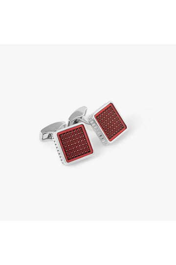 TATEOSSIAN Red Translucent Cufflinks