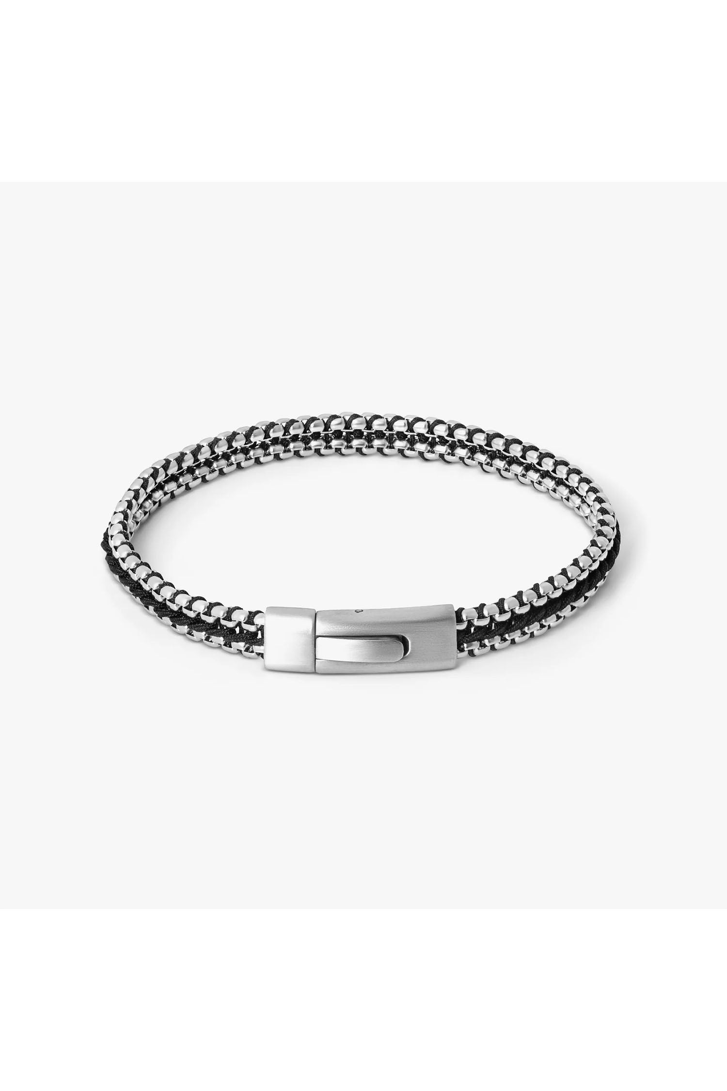 TATEOSSIAN | Threaded Chain Bracelet | Black