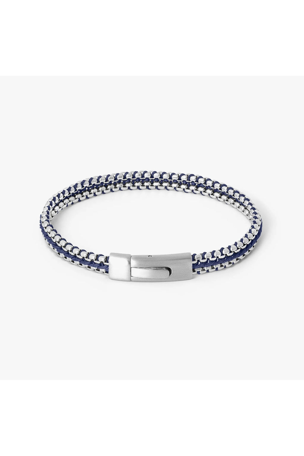 TATEOSSIAN | Threaded Chain Bracelet | Navy
